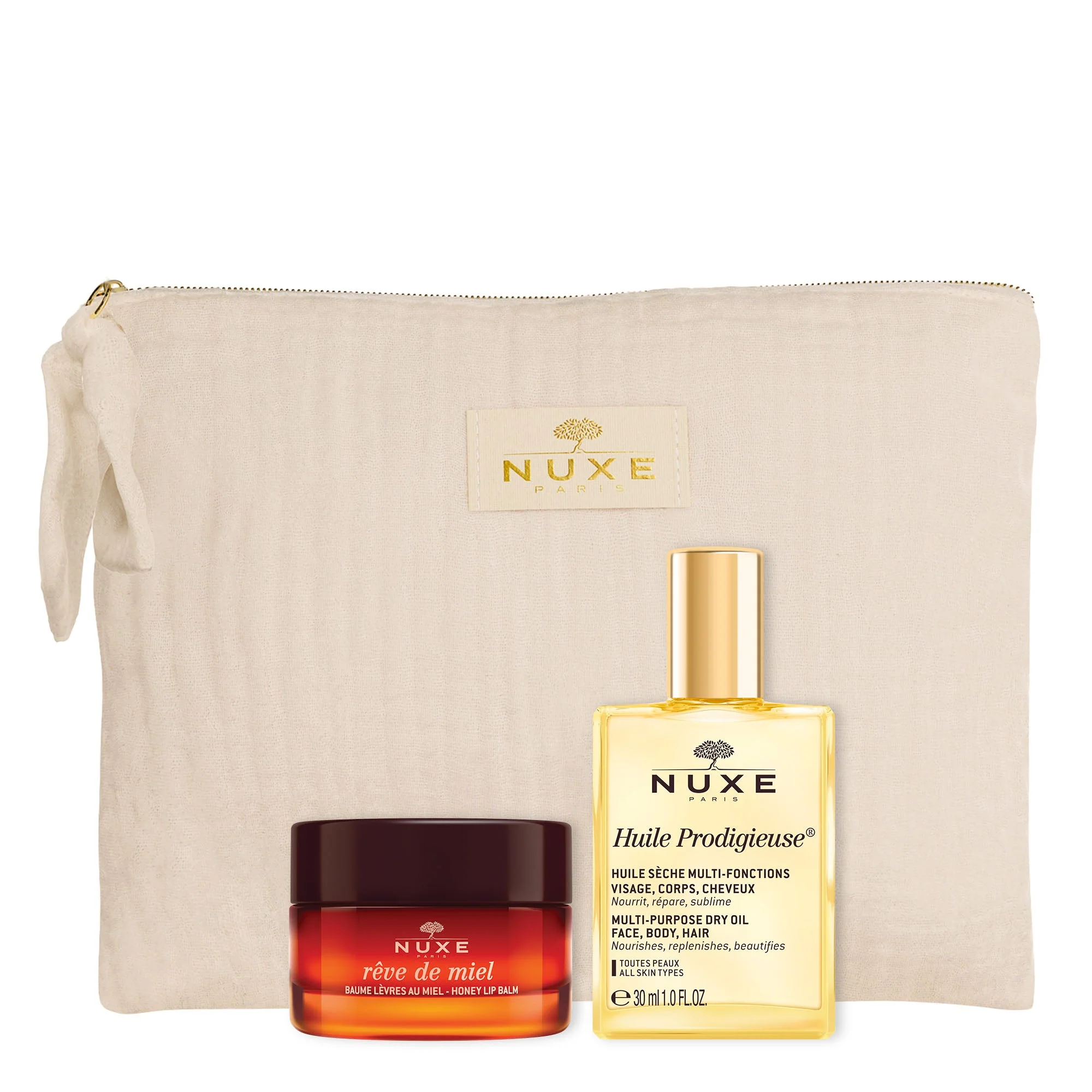 Duo Iconic, Huile Prodigieuse® and Baume Lèvres EN