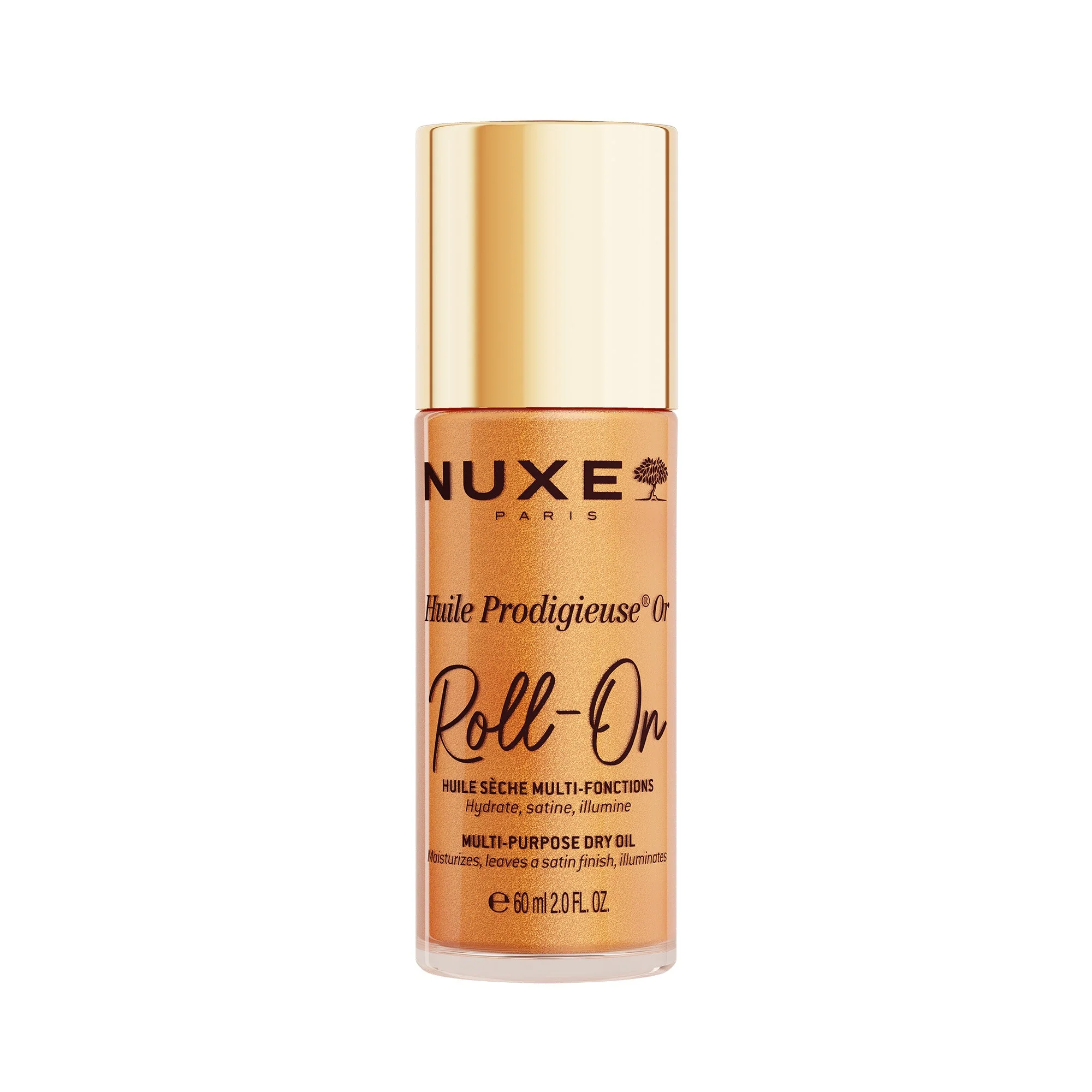 Huile Prodigieuse® Or Roll-On - Aceite seco para rostro, cuerpo y cabello