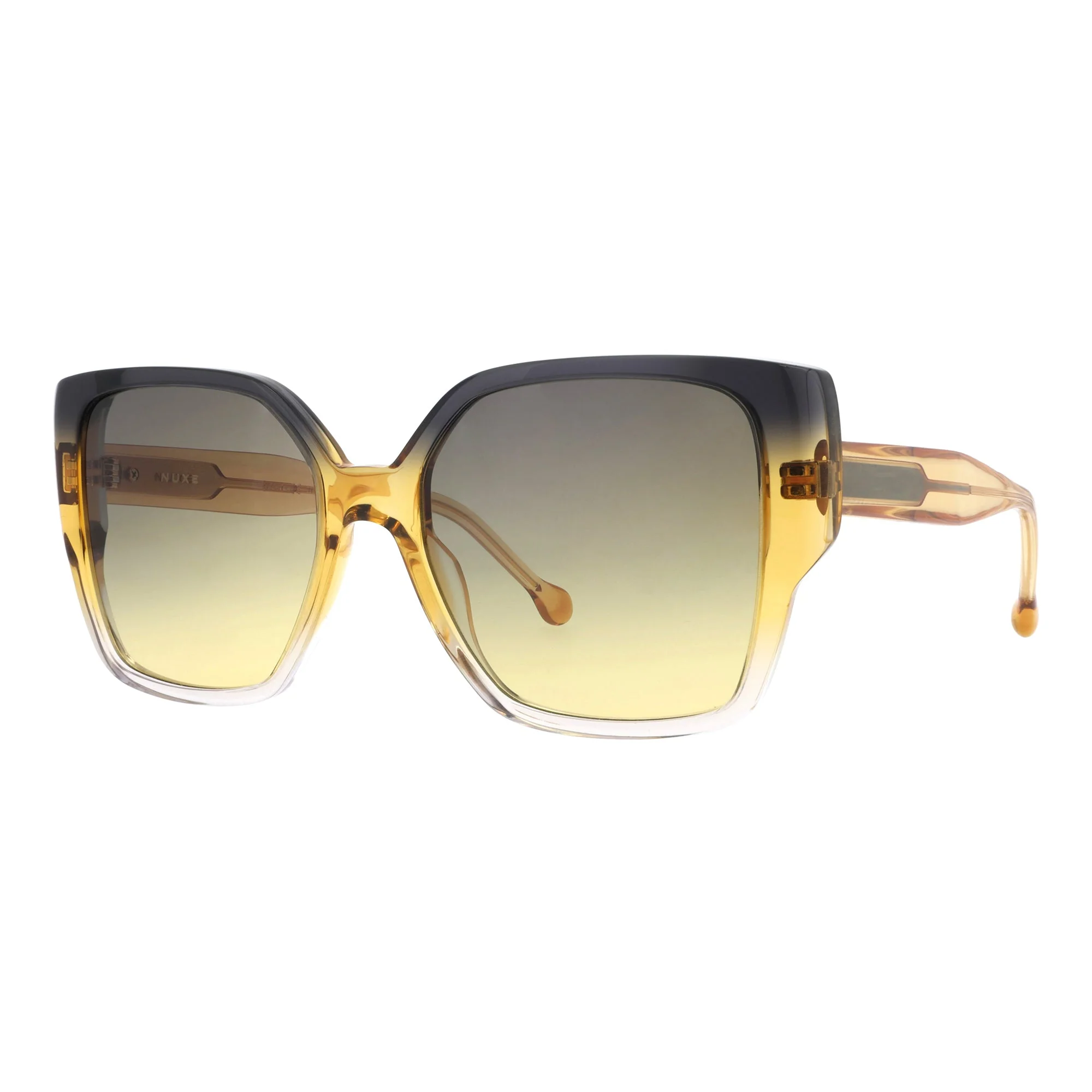 Lunettes de soleil Iconic carrée - Dégradé Gris Jaune - Image 2