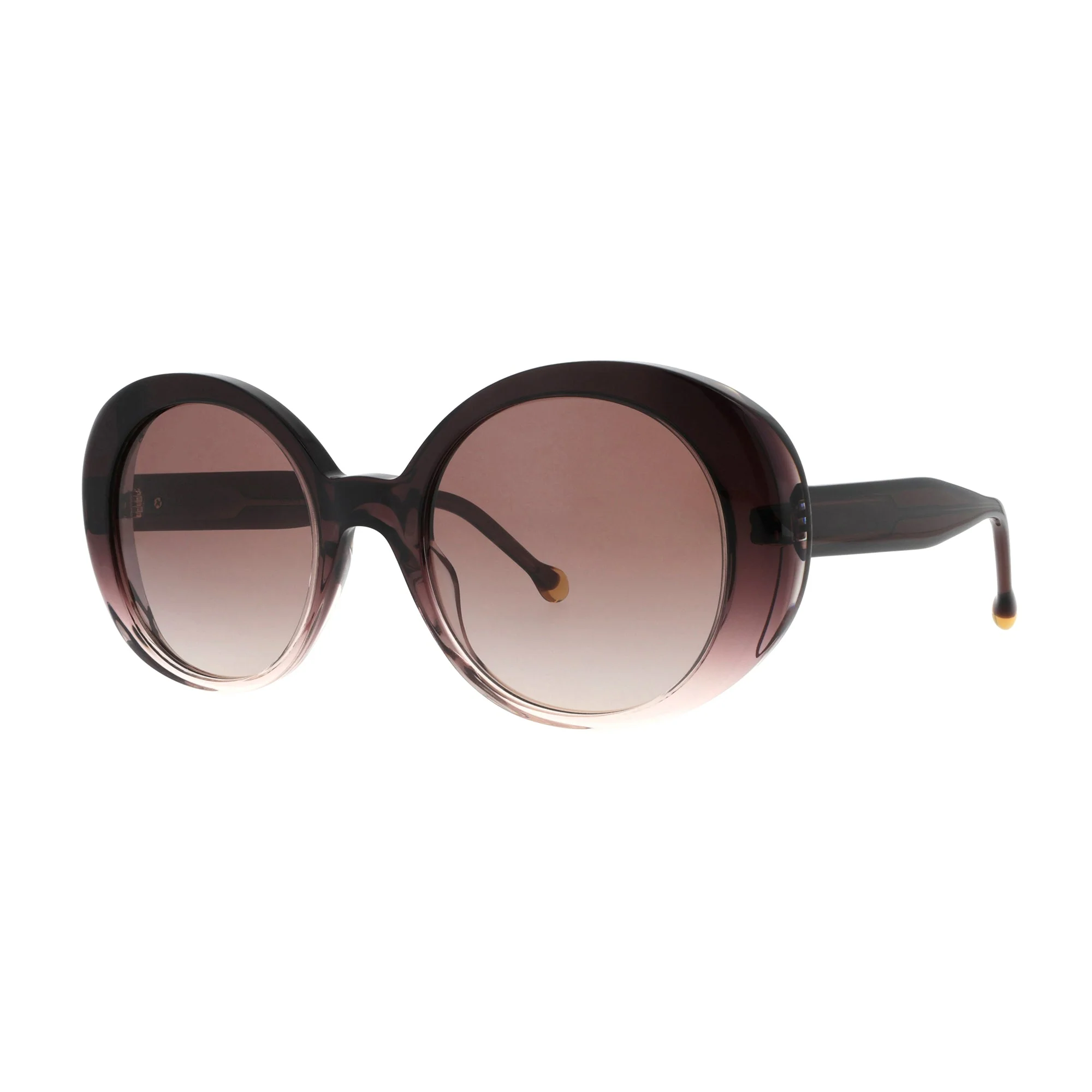 Lunettes de soleil Iconic Ovale - Dégradé Brun Cristal Champagne - Image 2
